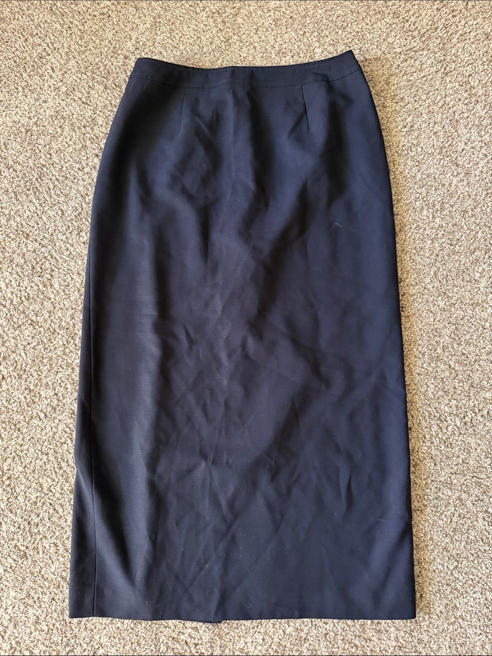 Talbots Navy Pencil Skirt – Classic Straight Silhouette